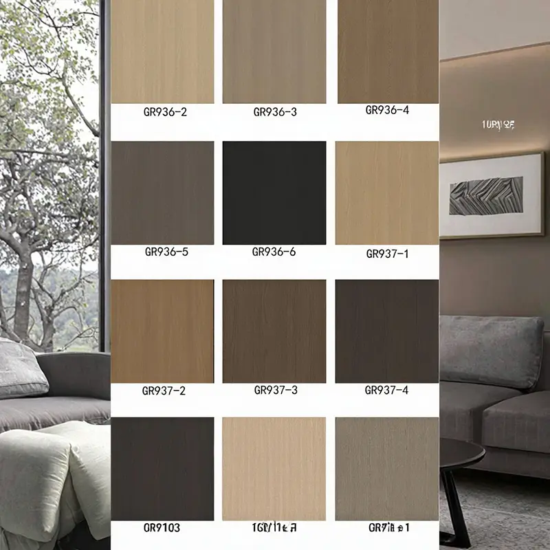 நவீன வடிவமைப்பு பாணி பி.வி.சி அலங்கார படம்