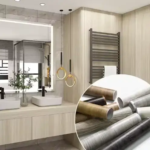 நீக்கக்கூடிய பி.வி.சி மர தானிய அமைப்பு படம்